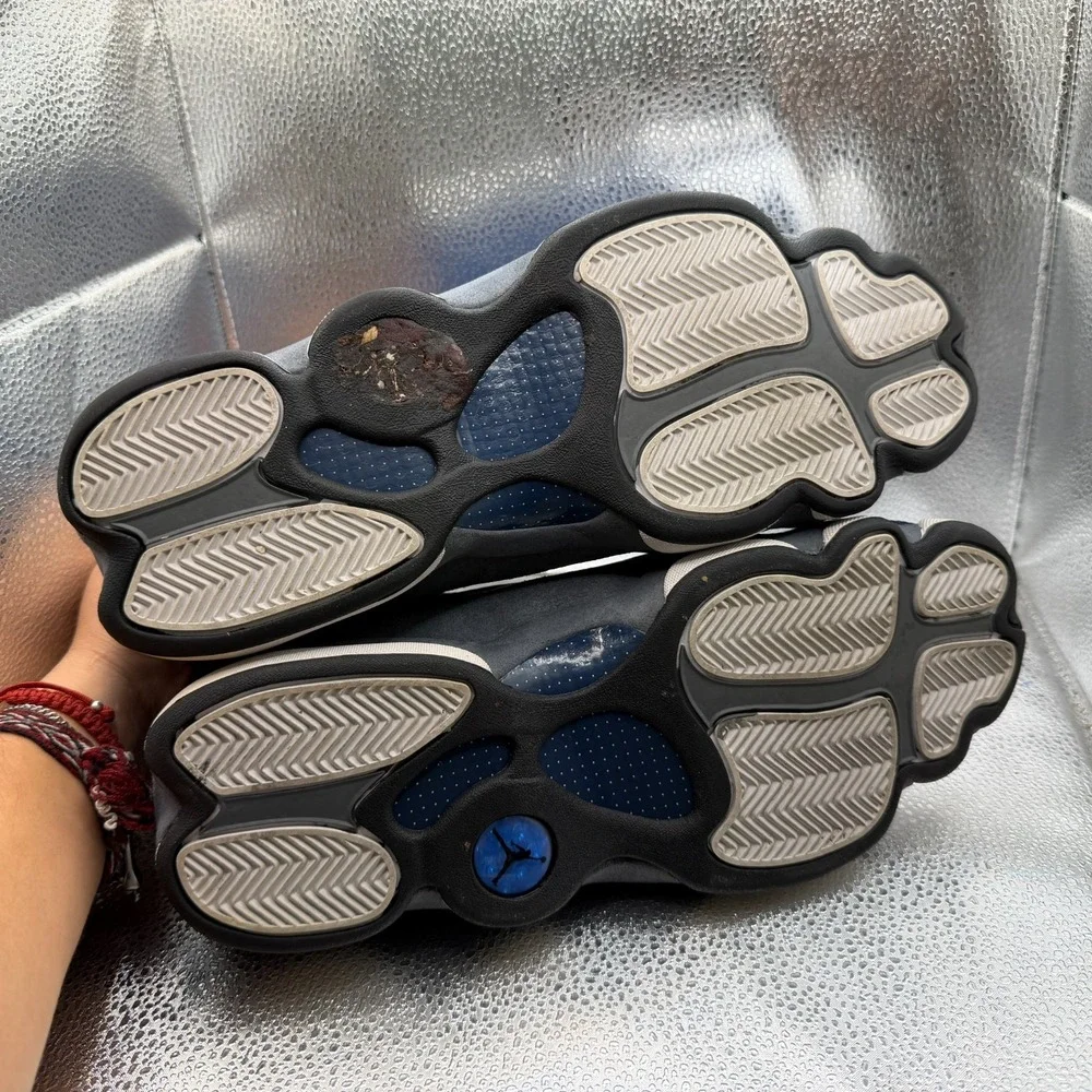 Size 11.5‎ Air Jordan 13 Retro Mid Flint Blue Mens Basketball Shoes 414571-404